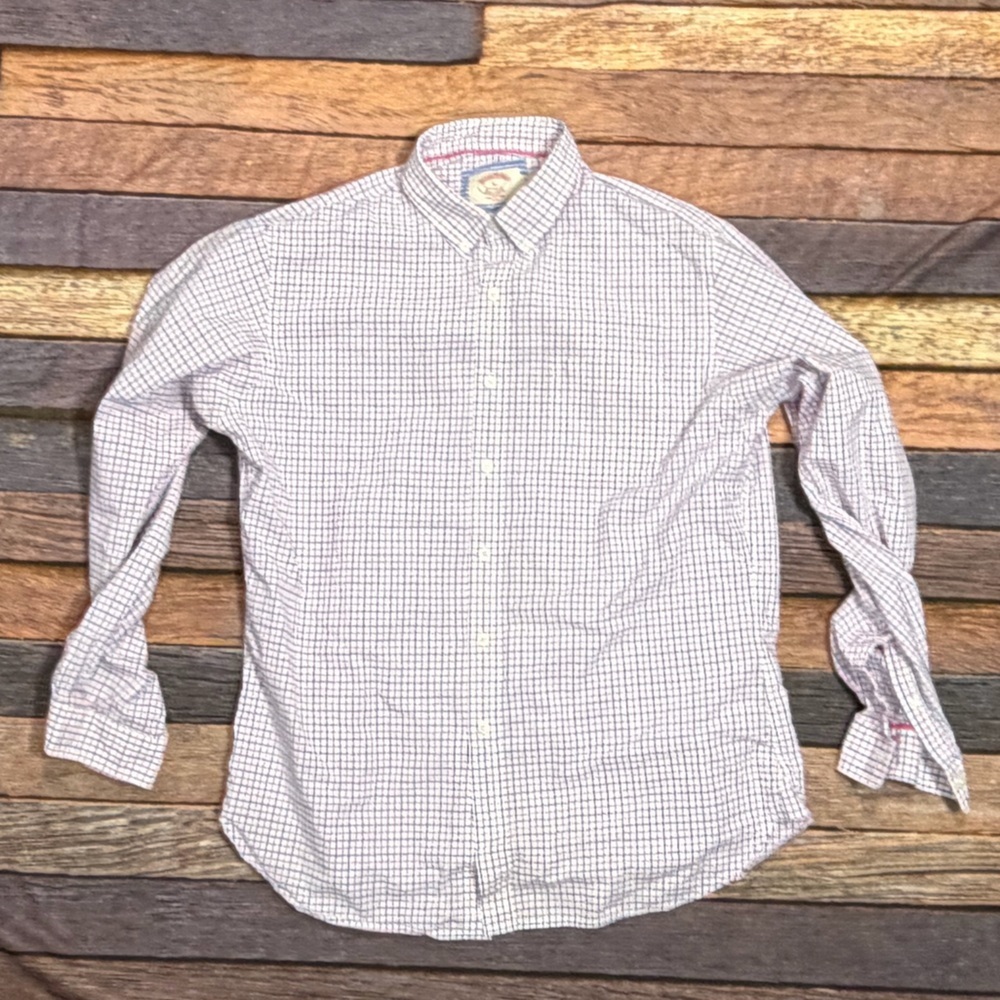 Brooks Brothers Red Fleece Check Button Down Long Sleeve Shirt